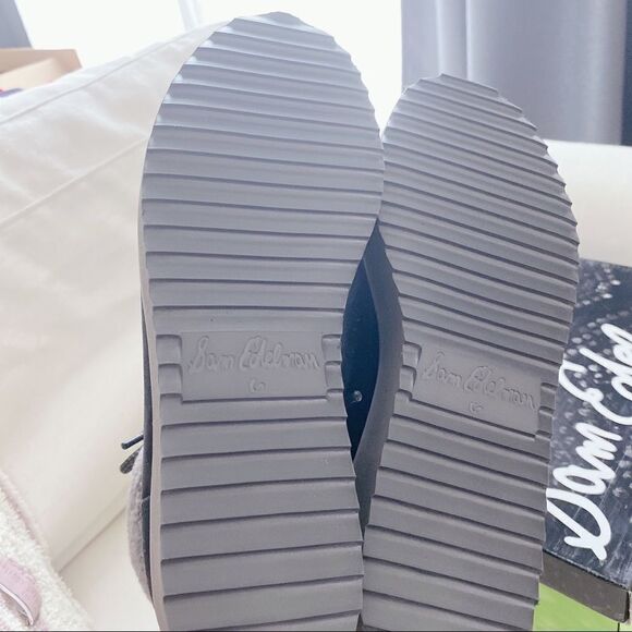 Sam Edelman Suede Lace Up Franc Ankle Boots - Picture 9 of 13